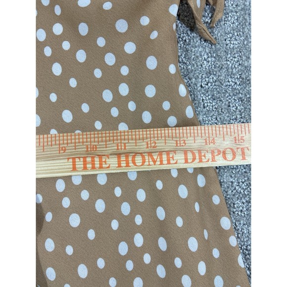 Spence Floral V-Neck Knee Length Flutter Sleeve Sheer Sundress 6 - Picture 9 of 11